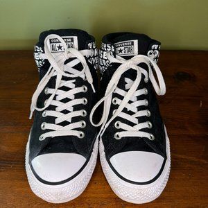 Converse Men's CT All Star Street Wordmark Blk/White Hi-Top Mens Size 9